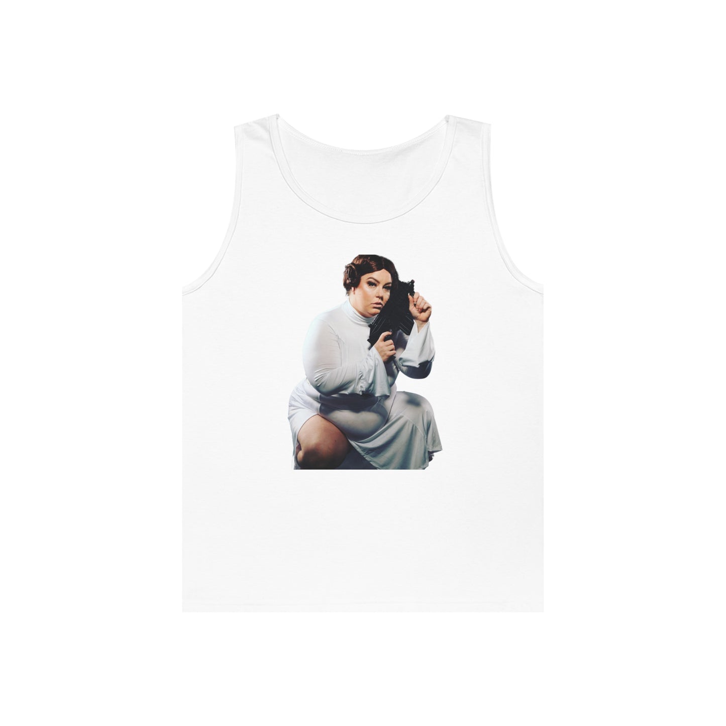 Limited Edition Cosplay Princess Laya Sci-Fi Unisex Heavy Cotton Tank Top