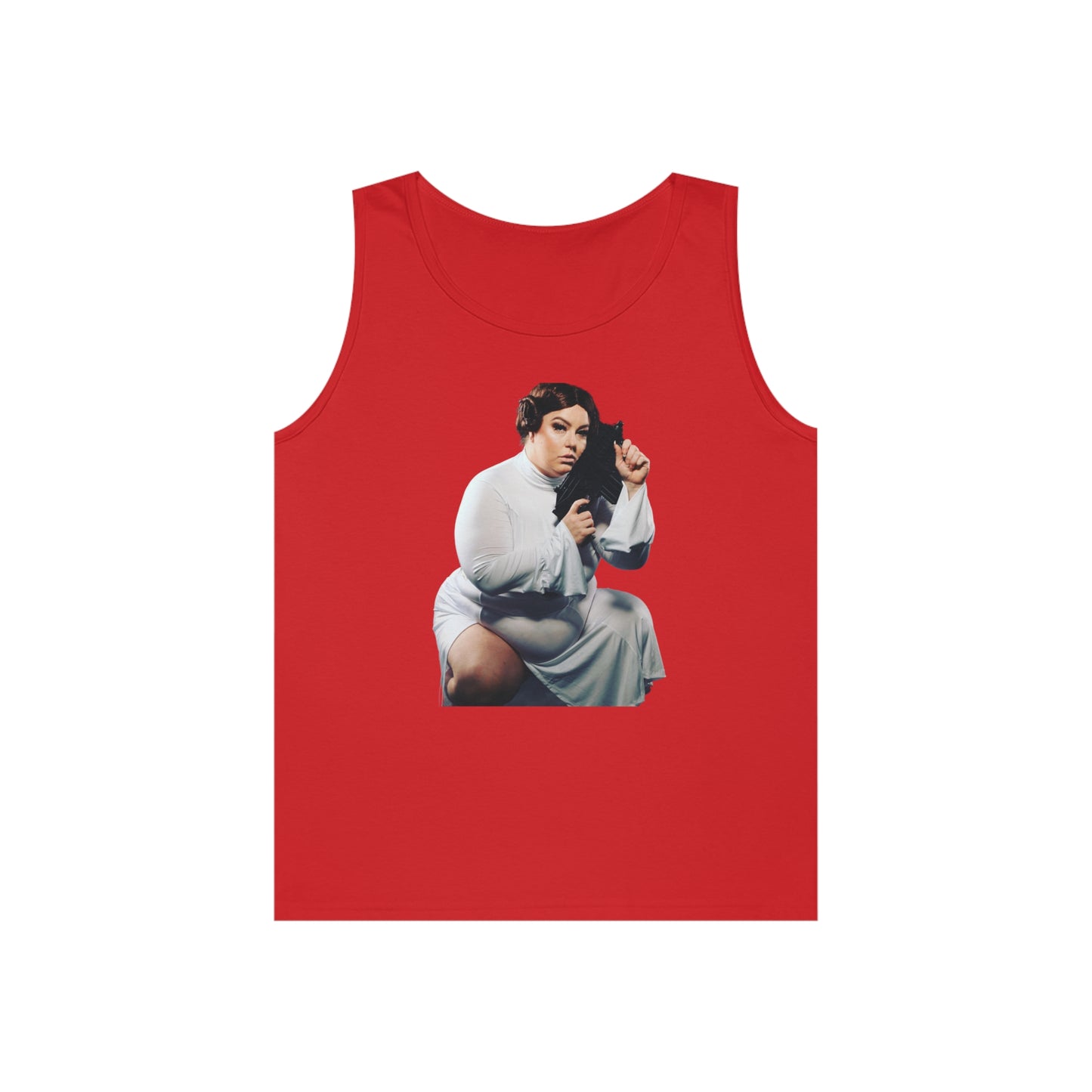 Limited Edition Cosplay Princess Laya Sci-Fi Unisex Heavy Cotton Tank Top