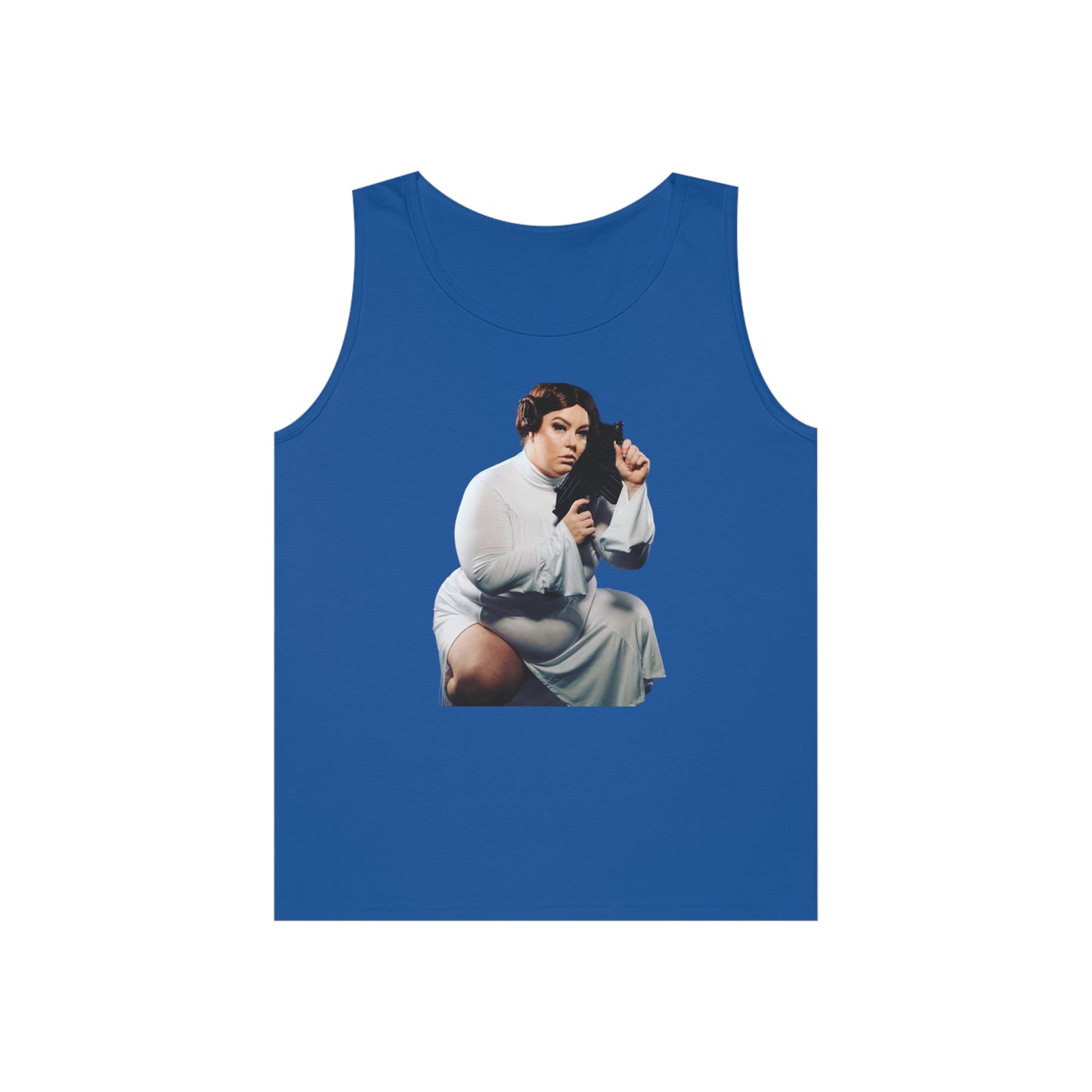 Limited Edition Cosplay Princess Laya Sci-Fi Unisex Heavy Cotton Tank Top