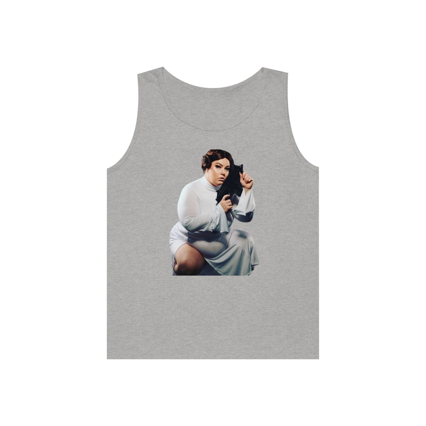 Limited Edition Cosplay Princess Laya Sci-Fi Unisex Heavy Cotton Tank Top