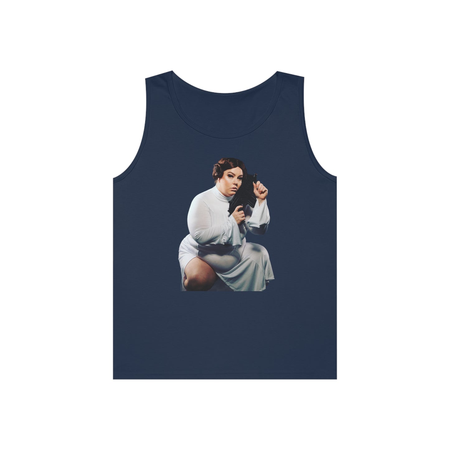 Limited Edition Cosplay Princess Laya Sci-Fi Unisex Heavy Cotton Tank Top