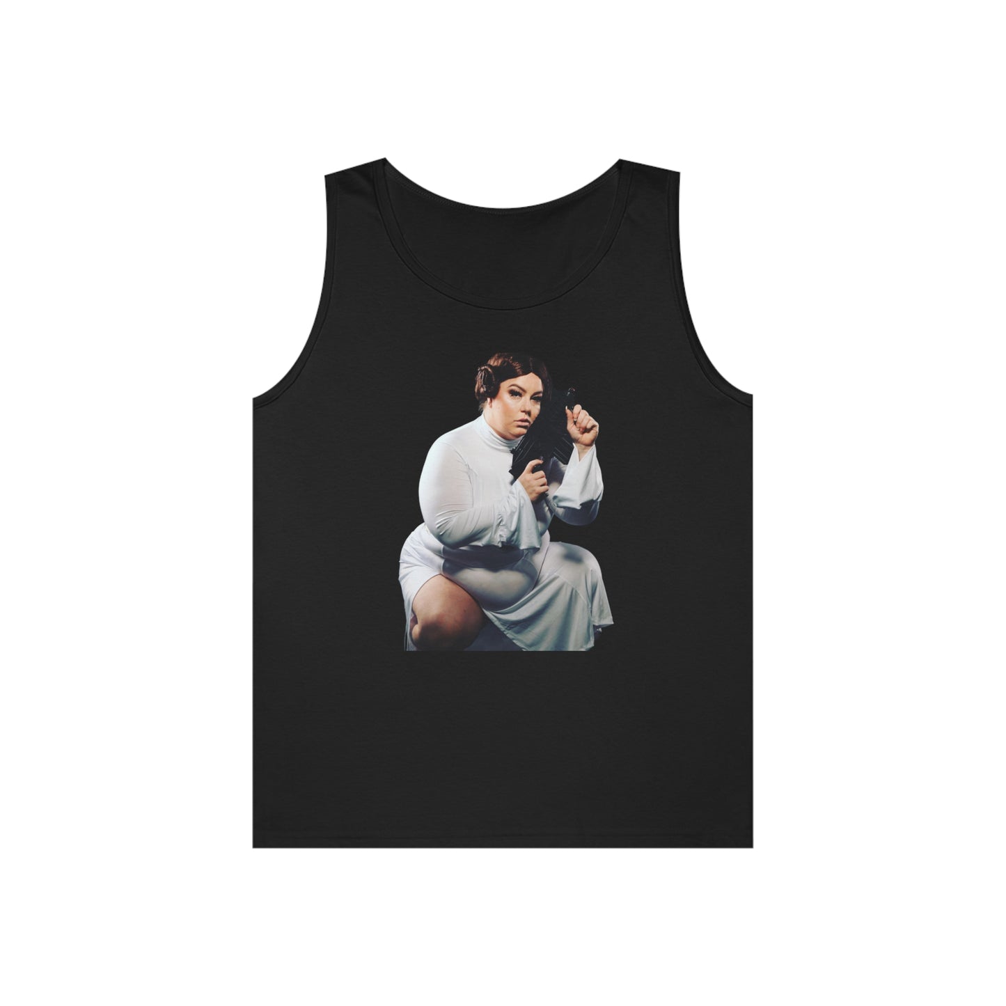 Limited Edition Cosplay Princess Laya Sci-Fi Unisex Heavy Cotton Tank Top