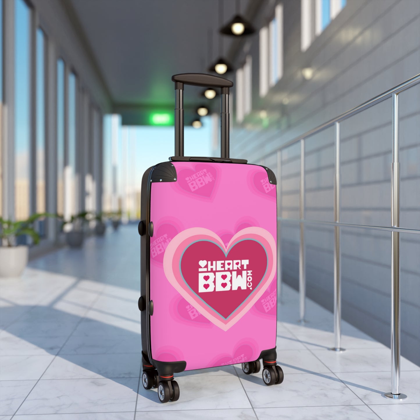 iHeartBBW Logo Suitcase