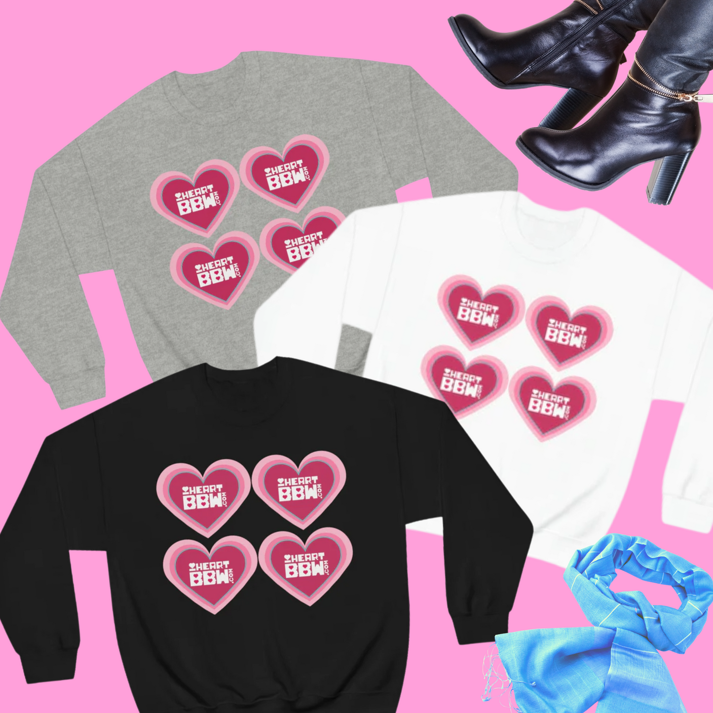 iHeart BBW Logo Crewneck Sweatshirt
