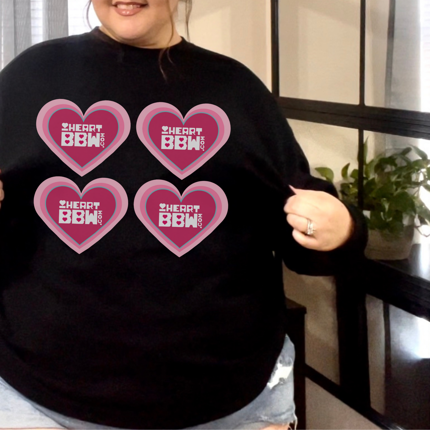 iHeart BBW Logo Crewneck Sweatshirt