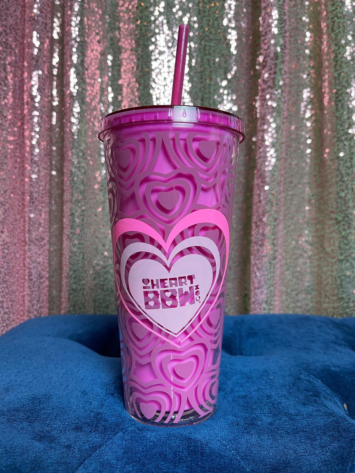 iHeartBBW print tumbler