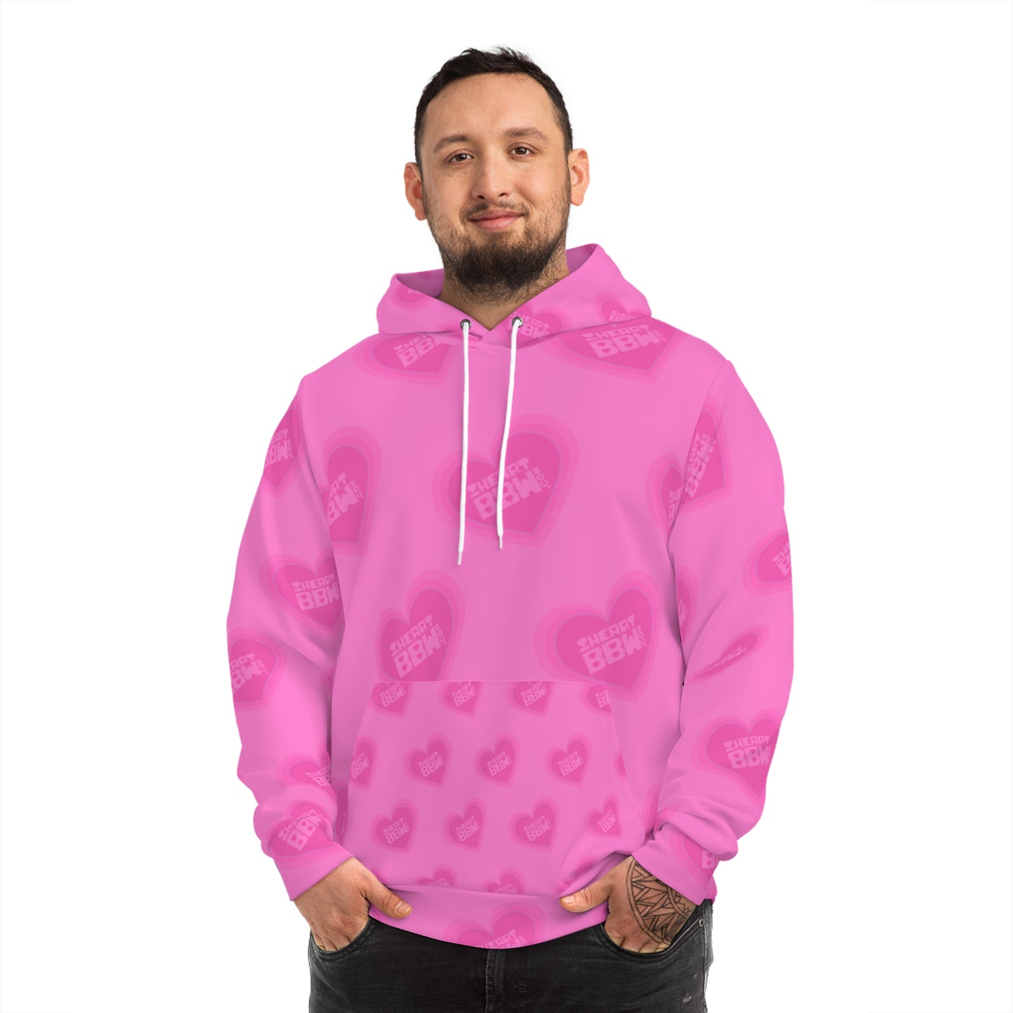 Sweetheart iHeartBBW Hoodie – Pretty in Pink, Bold in Confidence