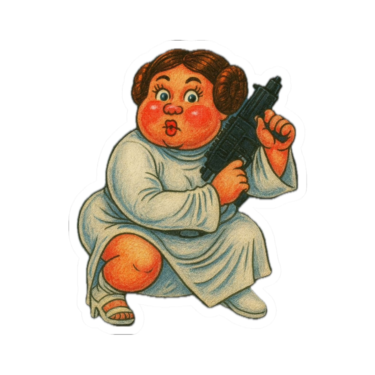 Princess Leia Star Wars Sticker
