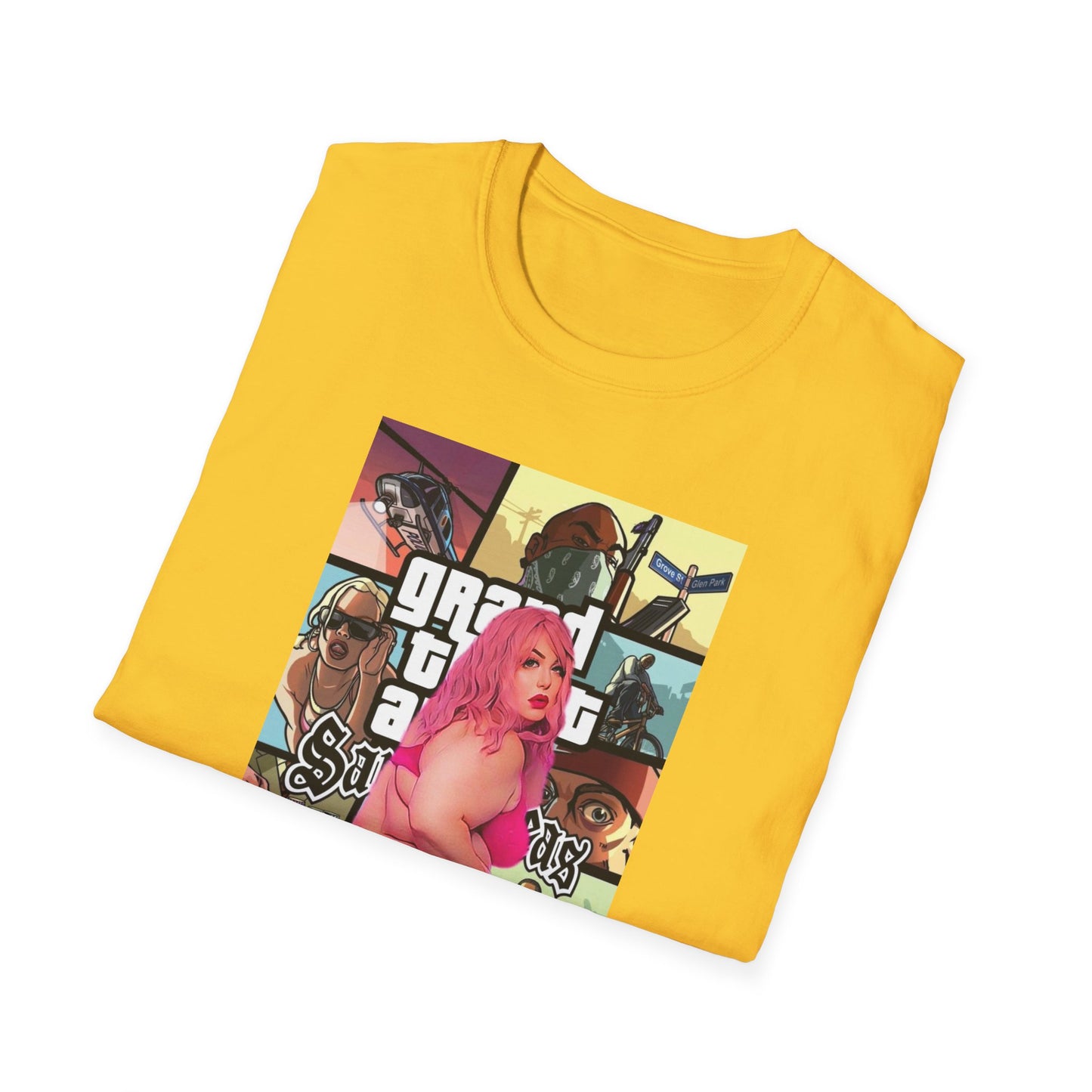🚦 GTA Unisex Cotton Graphic T-Shirt — Street-Ready, Bold & Game-Iconic! 🚦