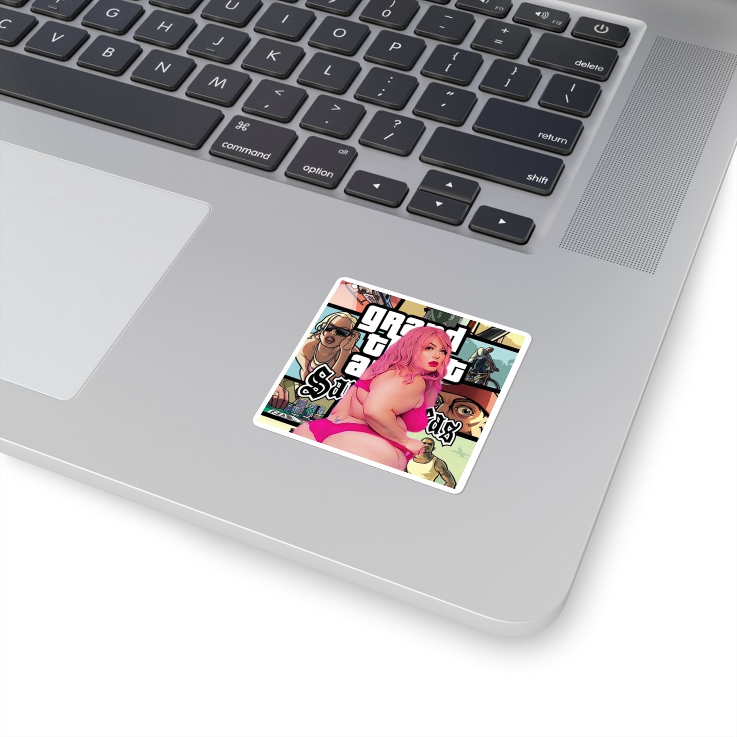 Square Stickers - Grand Theft Auto Sticker