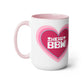 Two-Tone Coffee Mugs, 15oz