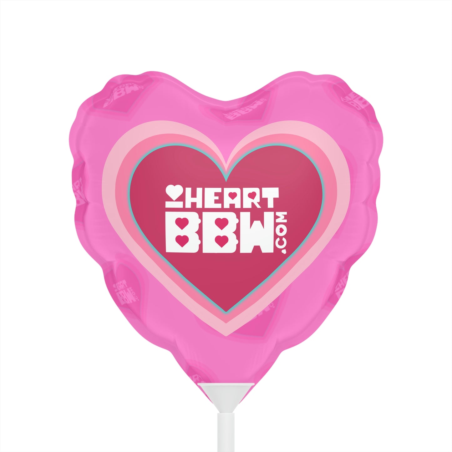 iHeart BBW Logo Shaped Balloon (Round and Heart-shaped), 6"