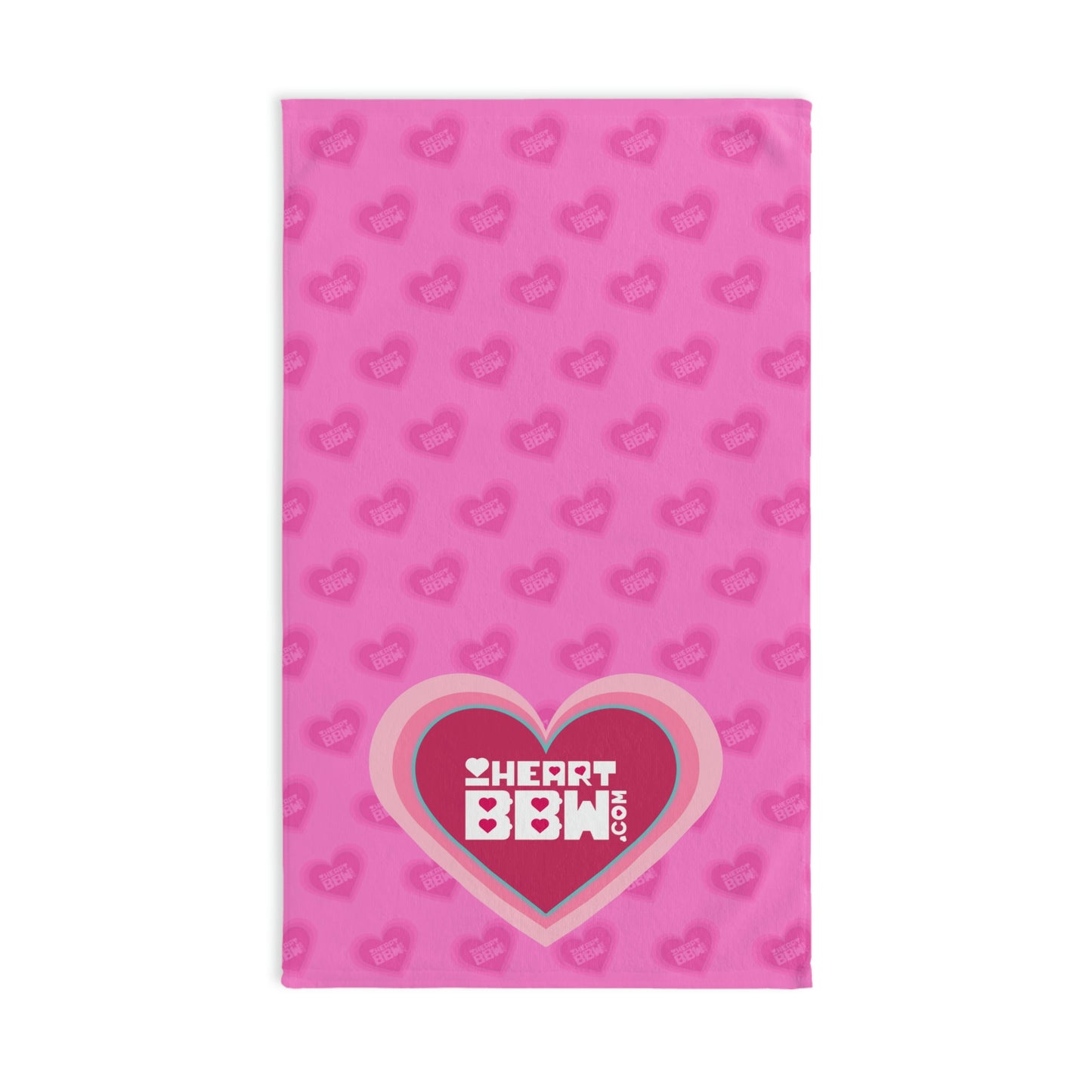 iHeartBBW.com Logo Face and Hand Towel